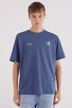 Springfield Camiseta sake azul Online