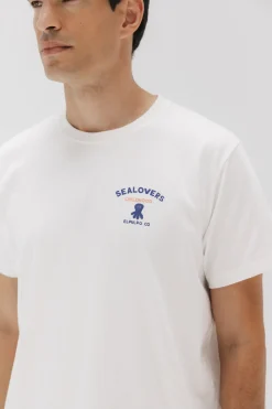 elPulpo Camiseta sealovers childhood Blanco Online