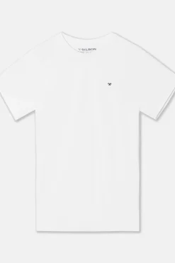 Silbon Camiseta minilogo Blanco