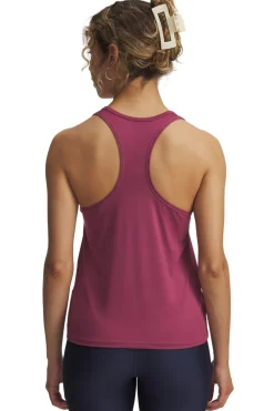 Under Armour Camiseta sin mangas de mujer fucsia Hot