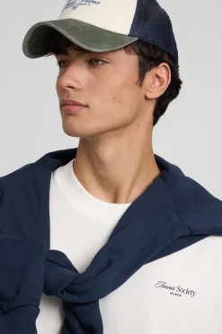 Silbon Camiseta special fit tennis society Marfil Clearance