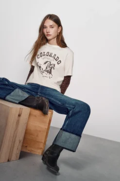 High Spirits Camiseta Stetson nude Clearance