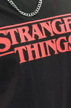 Jack & Jones Camiseta Stranger Things negro Clearance