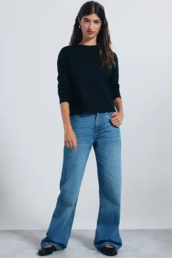 Springfield Camiseta tachas negro Online