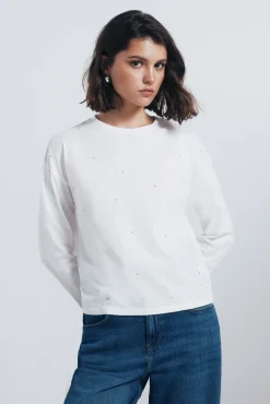 Springfield Camiseta tachas estampado Sale