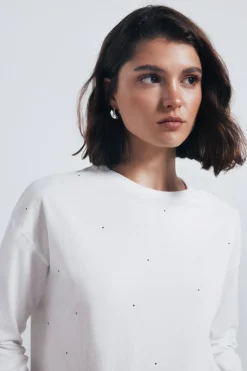 Springfield Camiseta tachas estampado Sale