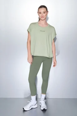 Dash and Stars Camiseta tejido extra suave verde Sale