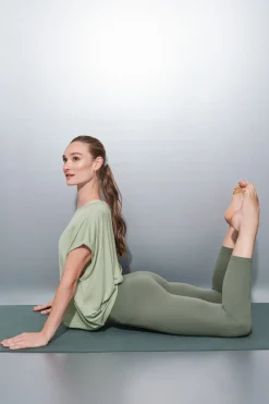 Dash and Stars Camiseta tejido extra suave verde Sale