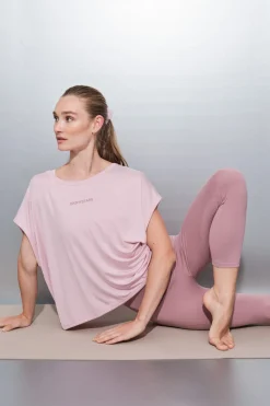 Dash and Stars Camiseta tejido extra suave rosa Best