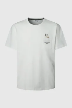 Pepe Jeans Camiseta Thansen marfil Outlet