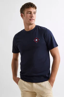 Williot Camiseta Étnica Azul marino New