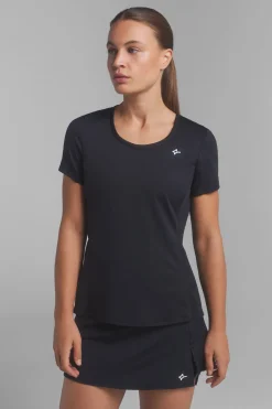 Dash and Stars Camiseta transpirable negra negro Outlet