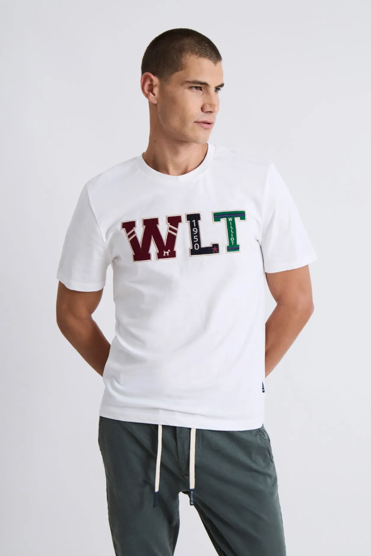 Williot Camiseta WLT Logo Blanco Outlet