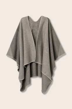 Vilanova Capa Bufanda Bicolor gris Clearance