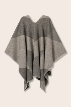 Vilanova Capa Bufanda Bicolor gris Clearance