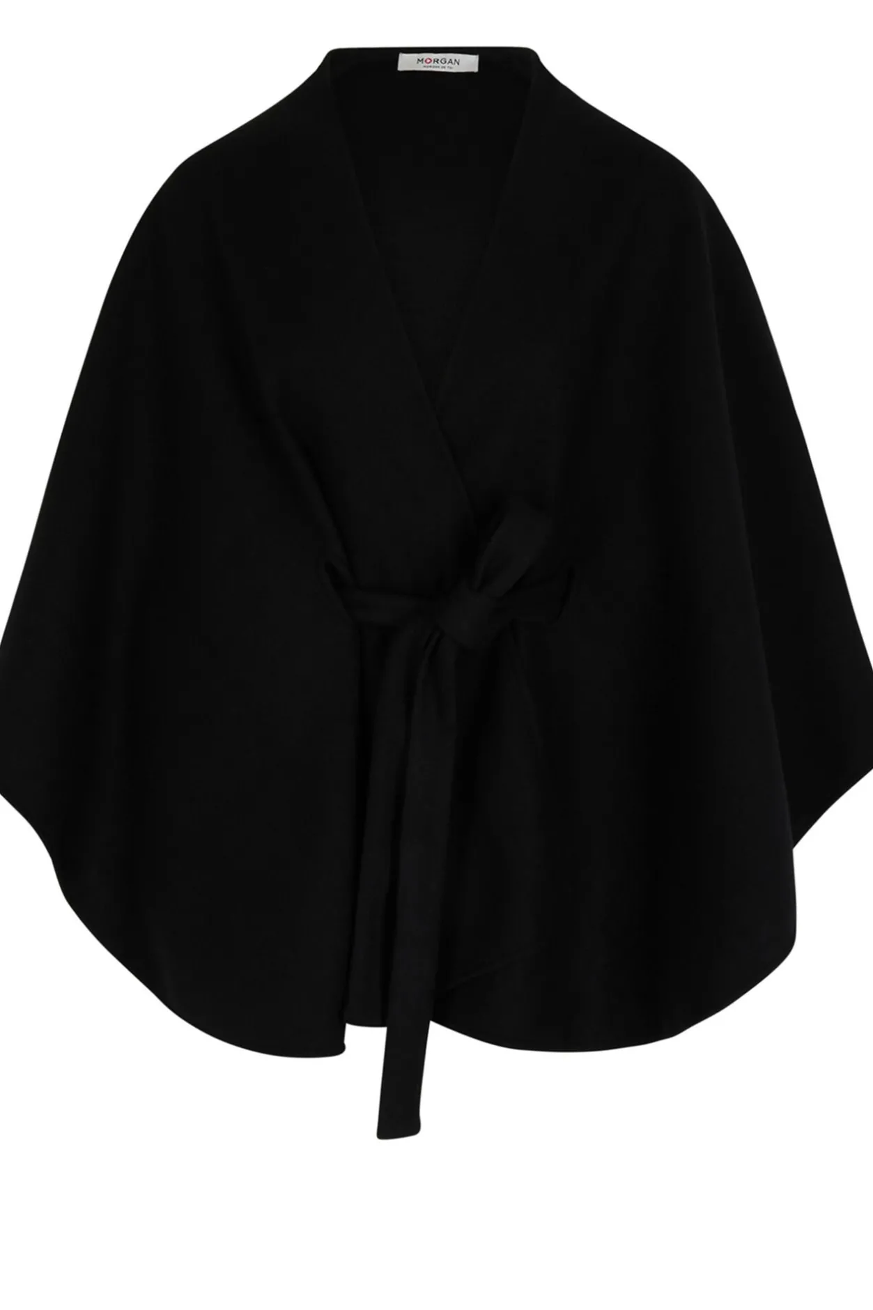 Morgan Capa con cinturón Negro