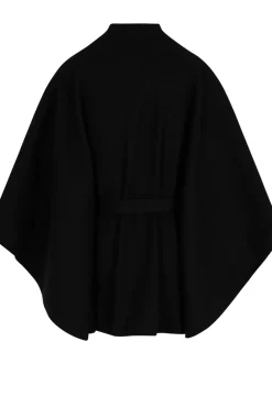 Morgan Capa con cinturón Negro