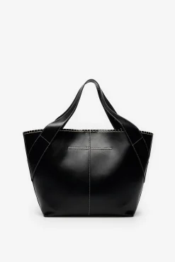 Cortefiel Capazo pespuntes Negro Discount