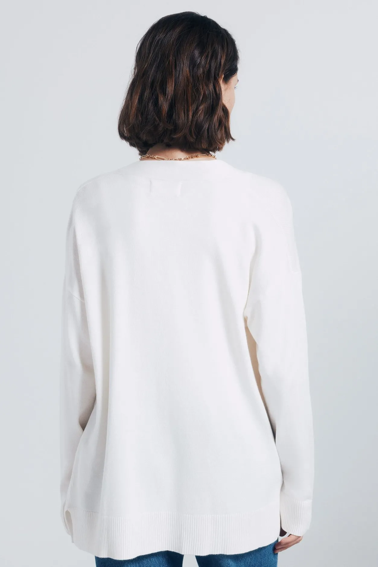 Springfield Cardigan abierto ligero nude Hot