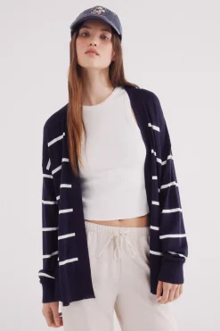 Springfield Cardigan abierto ligero azul