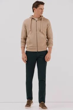 Cortefiel Cardigan con capucha Beige Outlet