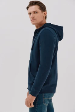 Cortefiel Cardigan con capucha Azul marino