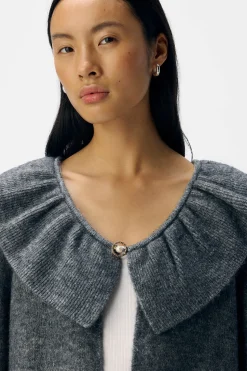 Object Cardigan lana y alpaca Gris Sale