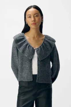 Object Cardigan lana y alpaca Gris Sale