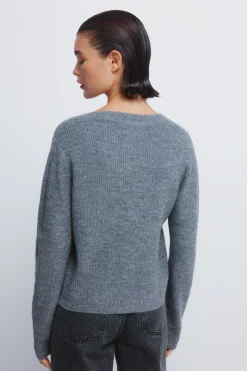 Springfield Cardigan lazos brillo gris Discount