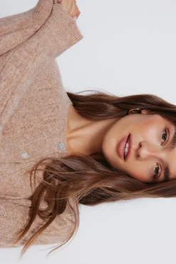 Springfield Cardigan pointelle nude Online