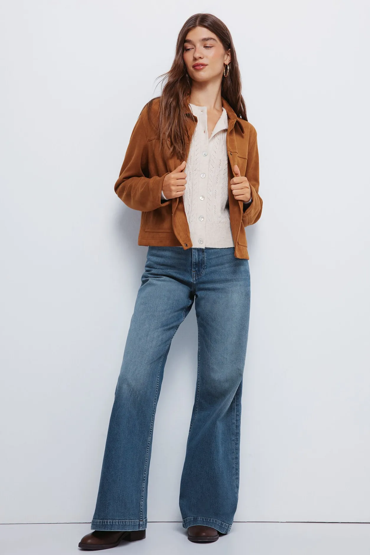 Springfield Cardigan pointelle blanco Hot