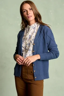 Polín Et Moi Cardigan rayas Bourget Azul Clearance