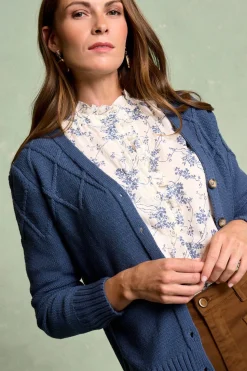 Polín Et Moi Cardigan rayas Bourget Azul Clearance