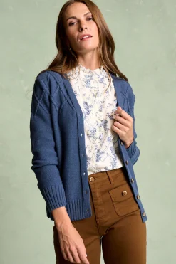 Polín Et Moi Cardigan rayas Bourget Azul Clearance