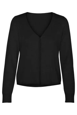Vero Moda Cardigan reversible manga larga Negro