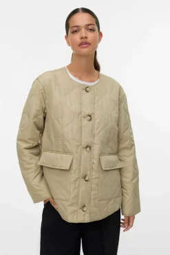 Vero Moda Cazadora acolchada Beige New
