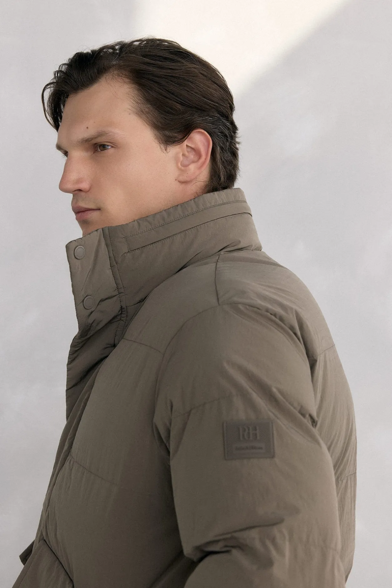 Pedro del Hierro Cazadora acolchada con detalle de bolsillo Beige Best