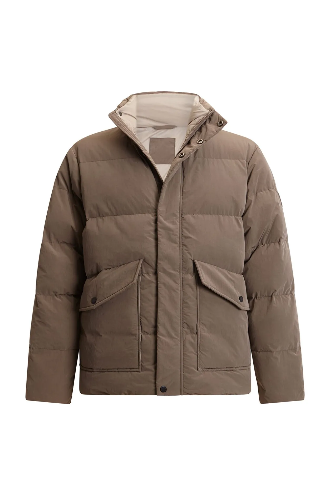 Pedro del Hierro Cazadora acolchada con detalle de bolsillo Beige Best