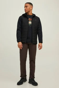 Jack & Jones Cazadora acolchada ligera negro Sale