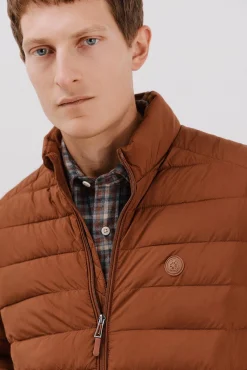 Cortefiel Cazadora acolchada ultralight Marr&oacute;n Sale