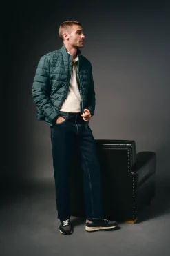 OOTO Cazadora acolchada ultralight Verde oscuro