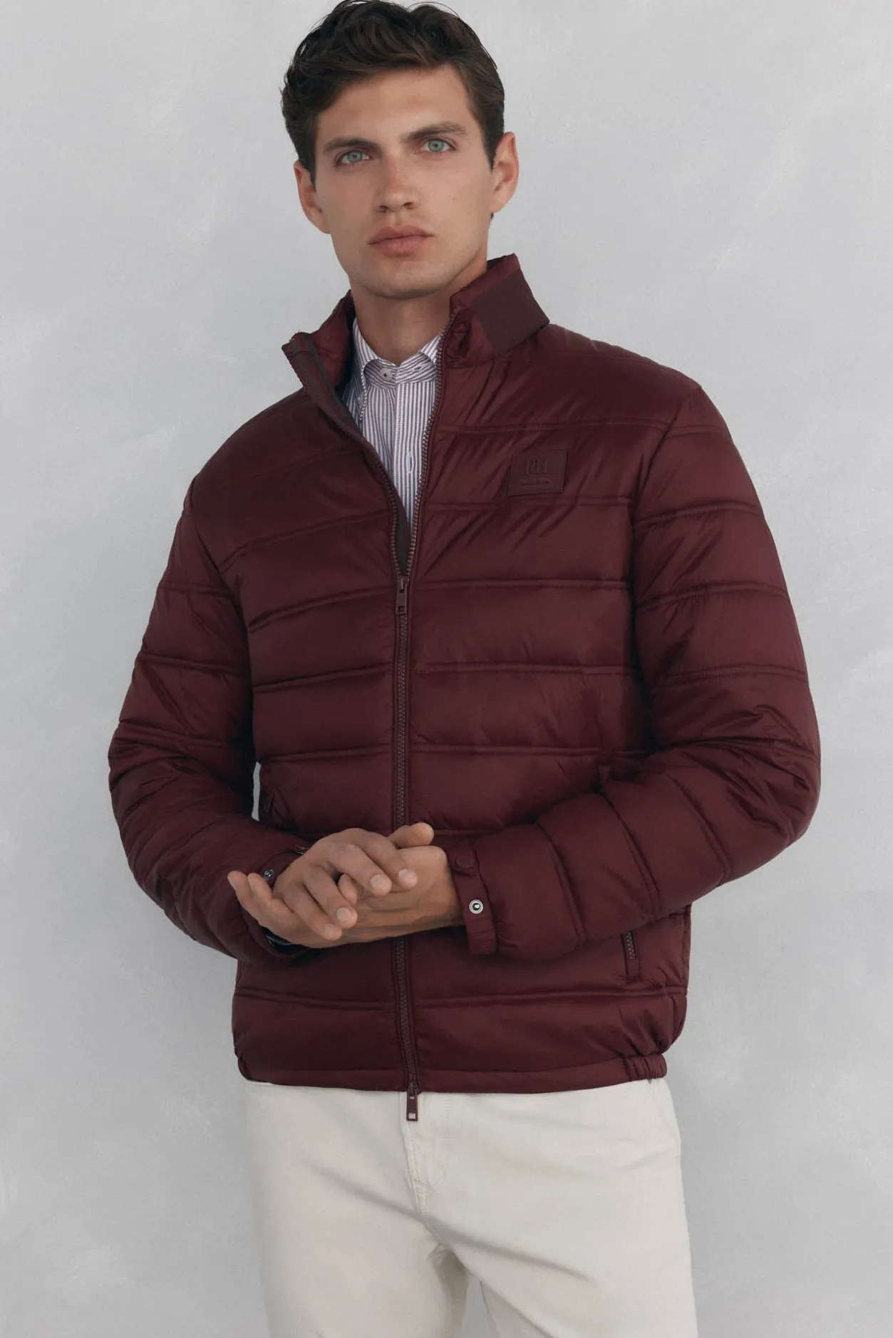 Pedro del Hierro Cazadora acolchada ultralight Burdeos Hot