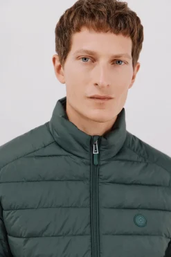 Cortefiel Cazadora acolchada ultralight Verde oscuro New