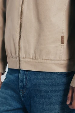 Springfield Cazadora algodón lavada contraste beige Discount