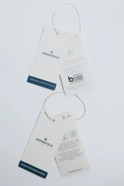 Springfield Cazadora algodón lavada contraste beige Discount