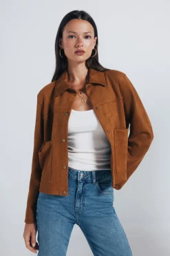 Springfield Cazadora bolsillos antelina nude Best