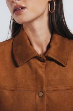 Springfield Cazadora bolsillos antelina nude Best