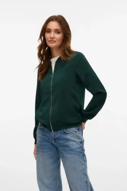 Vero Moda Cazadora bomber Verde oscuro Clearance
