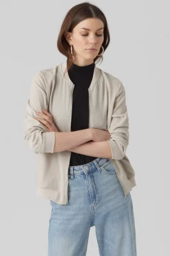Vero Moda Cazadora bomber Beige New