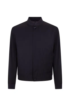 Pedro del Hierro Cazadora bomber de lana Azul Outlet